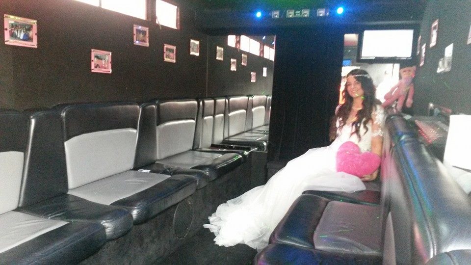 luxury 16 seat party bus hire for any occasion covering Middlesbrough and the north east.