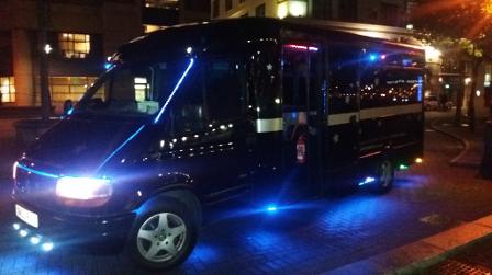 16 seat party bus and limousine hire in Middlesbrough, Hartlepool and the north east including Newcastle and Northumberland. Best service at the best price.