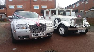  Chrysler 8 seat limousine and vintage wedding cars Stockton, wedding cars Darlington, vintage wedding car hire Middlesbrough.